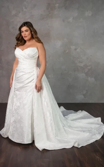 Essense of Australia Priscilla (GOWN ONLY) #2 default (IVQ) IVORY JACQUARD thumbnail