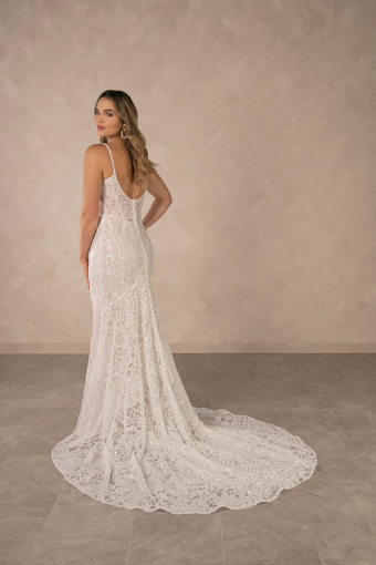 Essense of Australia Maelynn #1 (IV-IV) IVORY LACE OVER IVORY GOWN thumbnail