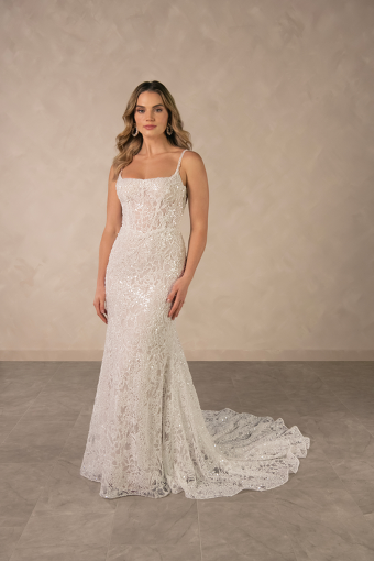 Essense of Australia Maelynn #0 default (IV-IV) IVORY LACE OVER IVORY GOWN thumbnail