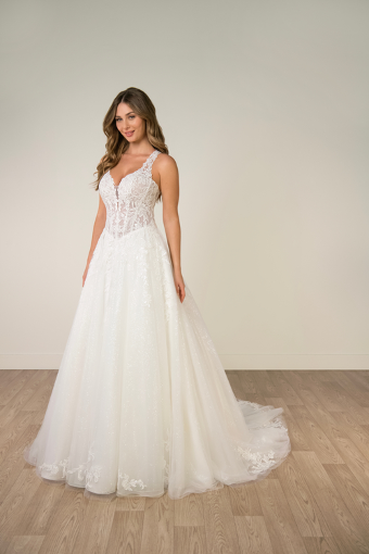 Stella York Juel #0 default (IV-IV) Ivory Lace and Tulle over Ivory Gown thumbnail