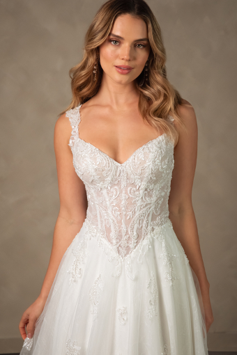 Essense of Australia Thea #3 (IV-IV) Ivory Lace and Tulle over Ivory Gown thumbnail