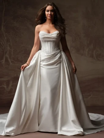 Maggie Sottero Melissa Royale - MS #3 All Ivory thumbnail
