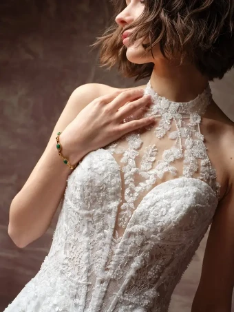 Maggie Sottero Lucca Marie #1 All Ivory (gown with Ivory Illusion) thumbnail