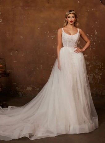 Calla Blanche Eden (GOWN ONLY) #1 Ivory/Ivory thumbnail