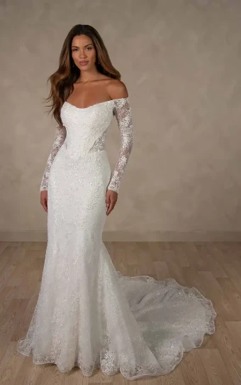 Essense of Australia Thalia #2 (IV-IV) Ivory Lace and Tulle over Ivory Gown thumbnail