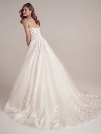 Maggie Sottero Casey+ #10 Ivory (gown with Natural Illusion) thumbnail