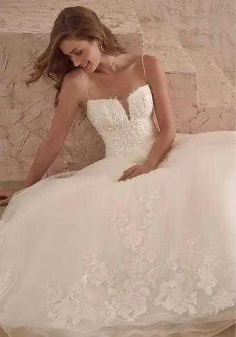 Maggie Sottero Casey+ #0 default Ivory (gown with Natural Illusion) thumbnail