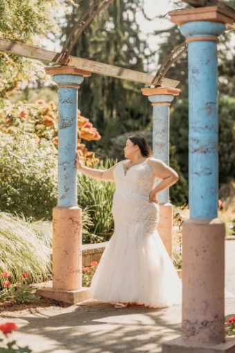 Stella York Aspen + #0 default Ivory (gown with Natural Illusion) thumbnail