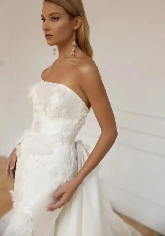 Eva Lendel Minelli No Lace/No Beading (GOWN ONLY) #0 default Ivory thumbnail