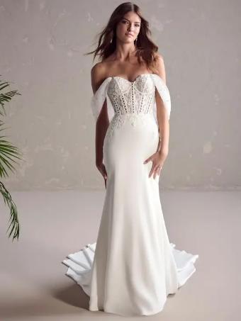 Maggie Sottero Doritte #3 Ivory (gown with Natural Illusion) thumbnail