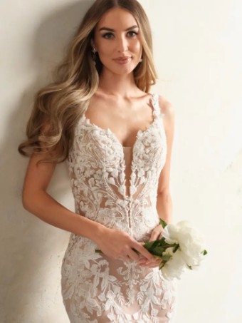 Maggie Sottero Zeta #2 Ivory (gown with Ivory Illusion) thumbnail