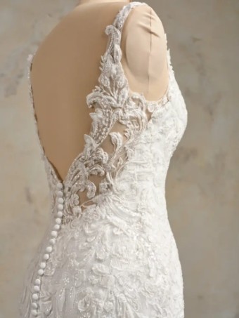 Maggie Sottero Zeta #6 Ivory (gown with Ivory Illusion) thumbnail