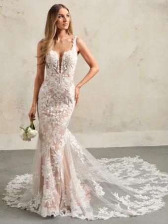 Maggie Sottero Zeta #0 default Ivory (gown with Ivory Illusion) thumbnail