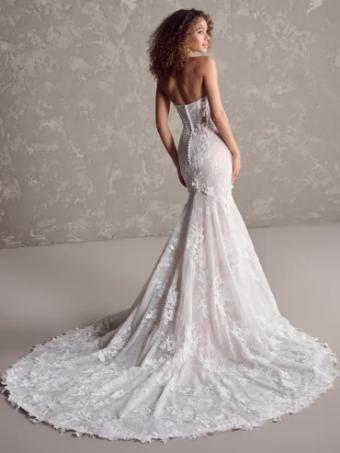 Maggie Sottero Ortensia + #1 Ivory (gown with Ivory Illusion) thumbnail