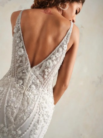 Maggie Sottero Edie #3 All Ivory (gown with Ivory Illusion) thumbnail