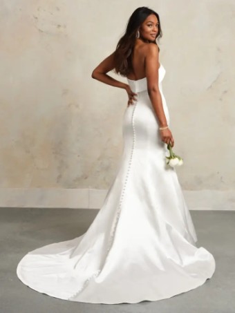 Maggie Sottero Mitchell Marie Vida #1 All Diamond White thumbnail
