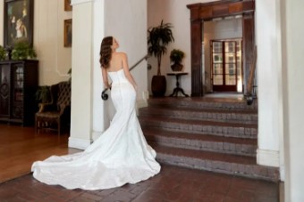 Essense of Australia Camille (GOWN ONLY) #1 IVQ (Satin Jacquard) thumbnail