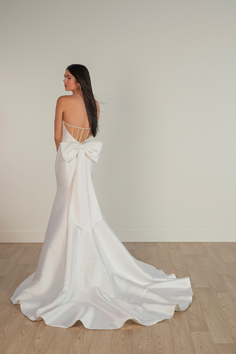 Stella York Shania #1 (PI-PL) Pure Ivory Gown w Porcelain Tulle Illusion thumbnail