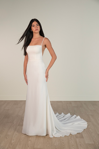 Stella York Aiden #0 default (IV-PL) Ivory Gown w Porcelain Tulle Plunge thumbnail