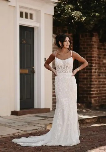 Essense of Australia Alina #0 default (IV-IV) Ivory Lace and Tulle over Ivory Gown thumbnail