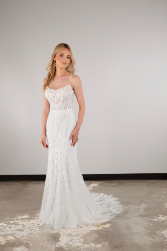 Essense of Australia Alina #1 (IV-IV) Ivory Lace and Tulle over Ivory Gown thumbnail