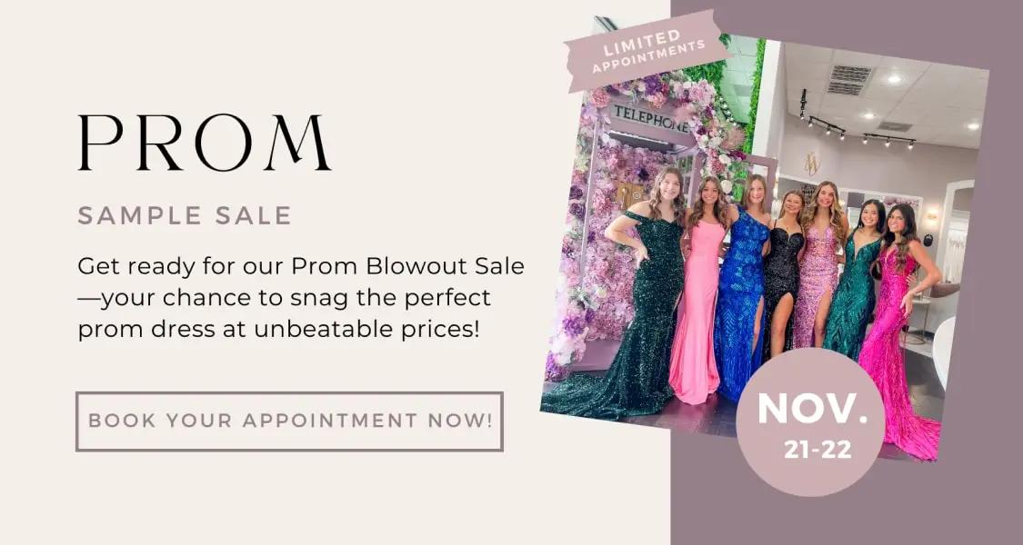 Prom Sample Sale at Whittington Bridal Mobile