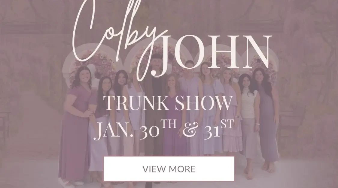 Colby John Trunk Show Banner