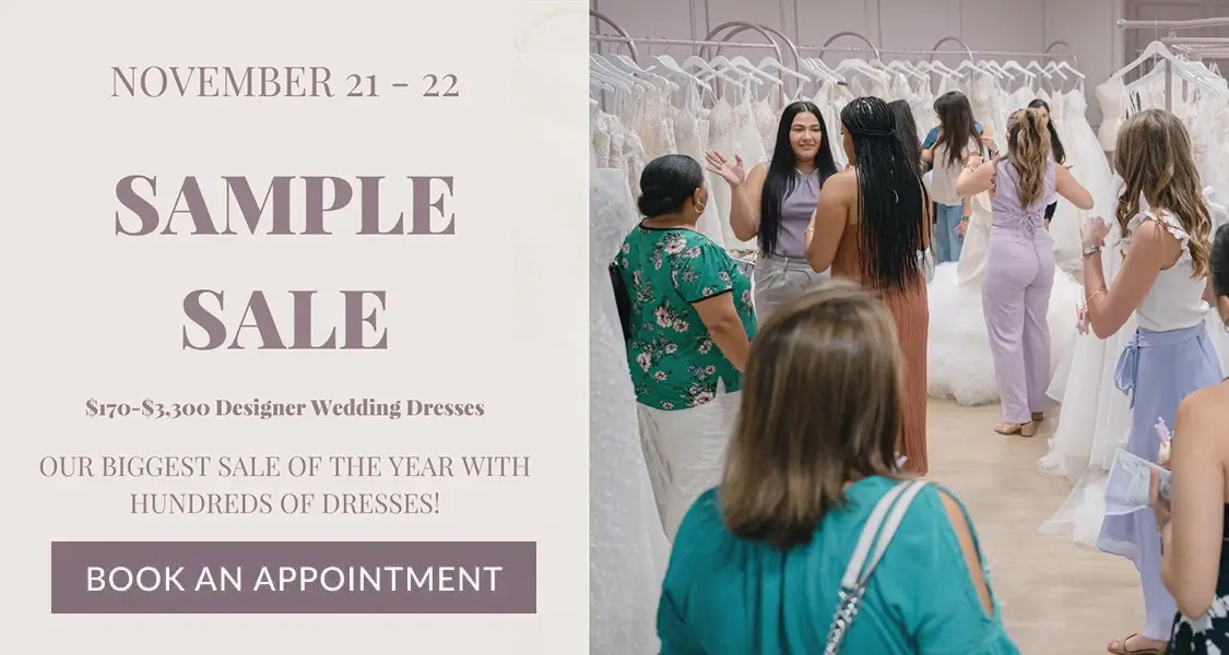 Sample Sale at Whittington Bridal Mobile